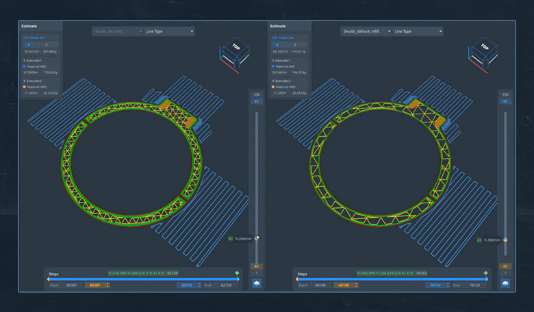 切片内容直观对比查看